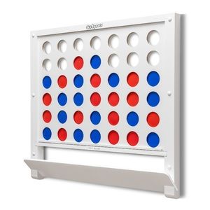 BRAND NEW Giant 4 in-a-row/Connect Four game. Wall mounted in white.